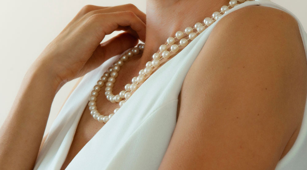 Come abbinare collana di perle