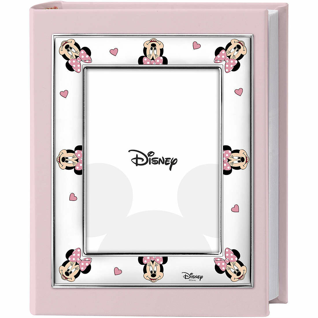 Portafoto con cornice in argento con Minnie Disney per cameretta bambini