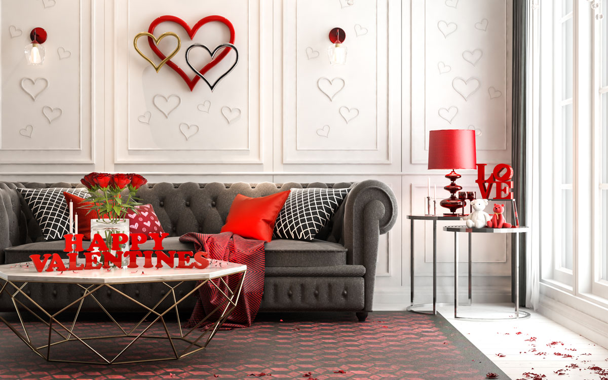5 idee romantiche per decorare casa per San Valentino 2023