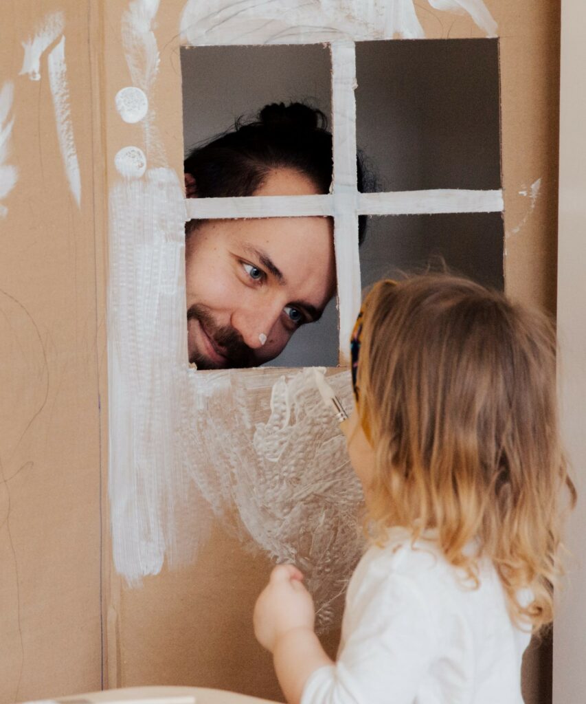 papà e figlia