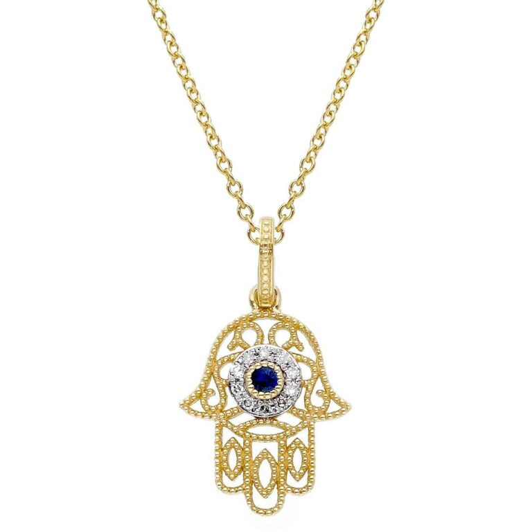 collana zaffiro diamante