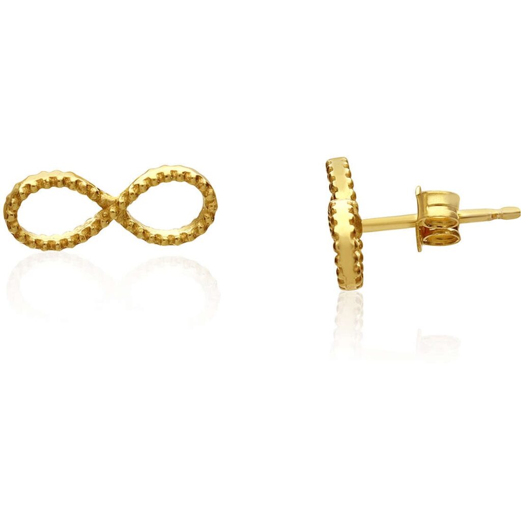 orecchini simbolo infinito