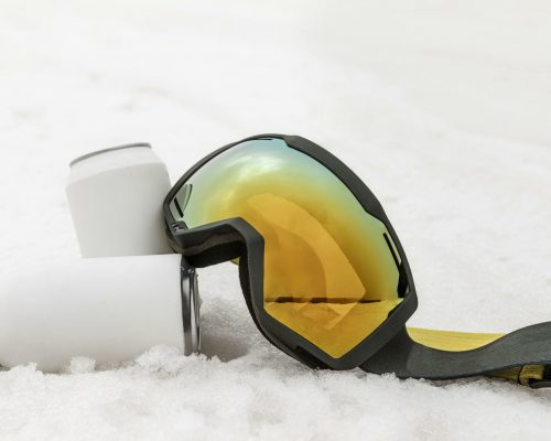 arrangement-with-ski-goggles-outdoors